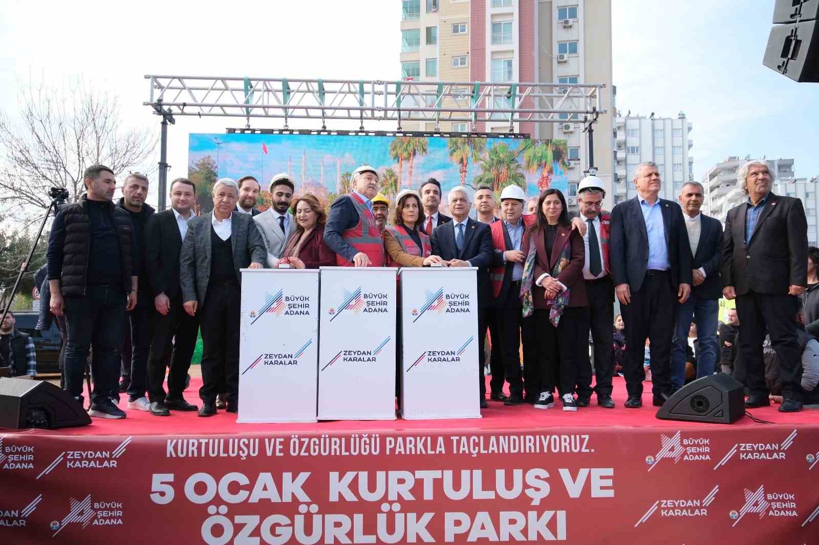 5 Ocak Kurtuluş ve Özgürlük Parkı’nın temeli atıldı
