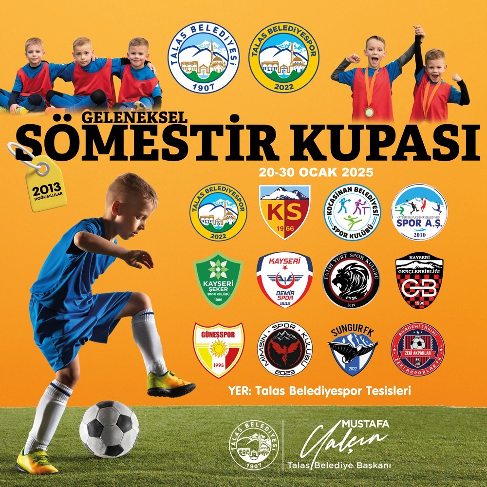 Talas’ta Sömestri Futbol Turnuvası
